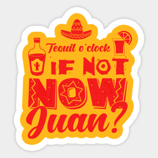 If not now, Juan? Sticker